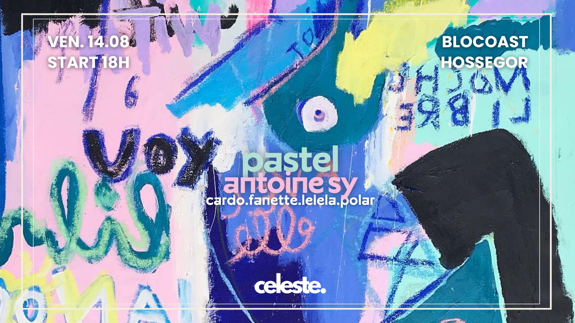 Celeste Invite Pastel & Binary Sound