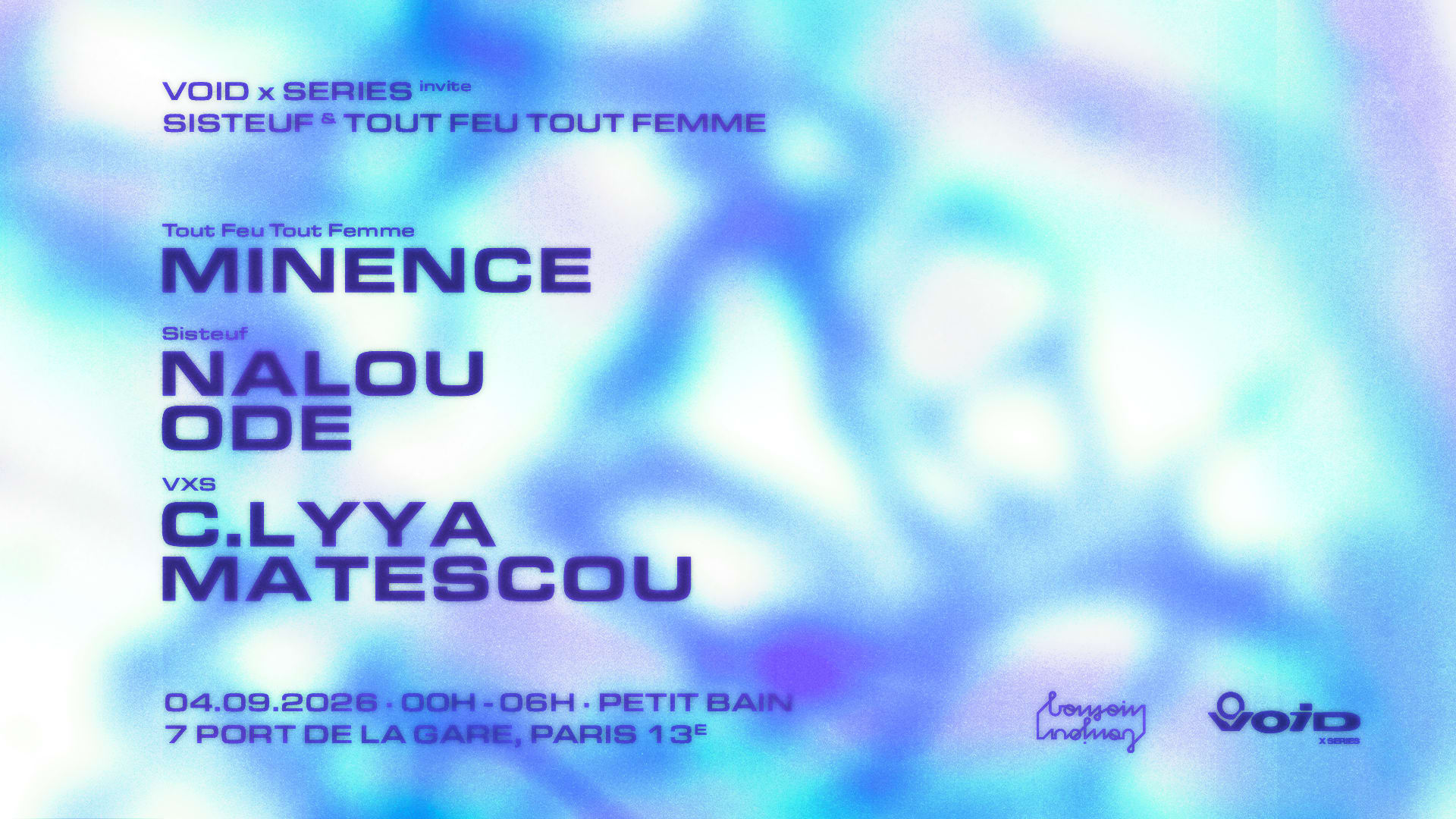 Void X Series Invite Sisteuf & Tout Feu Tout Femme