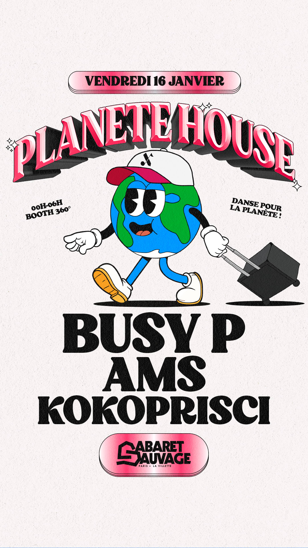Planète House : Busy P, Ams, Kokoprisci