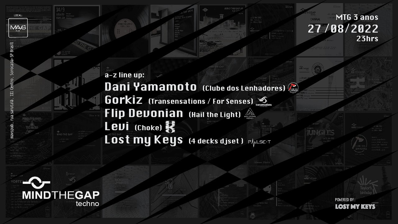 Mind The Gap - 3 Anos De Techno