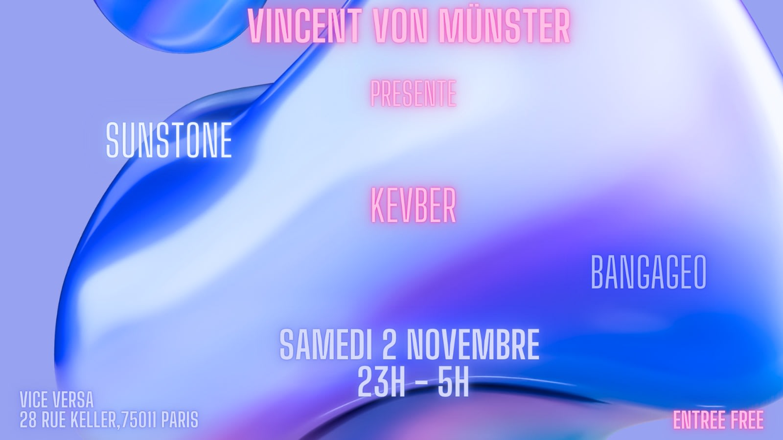 Vincent Von Münster Présente : Kevber - Sunstone - Bangageo