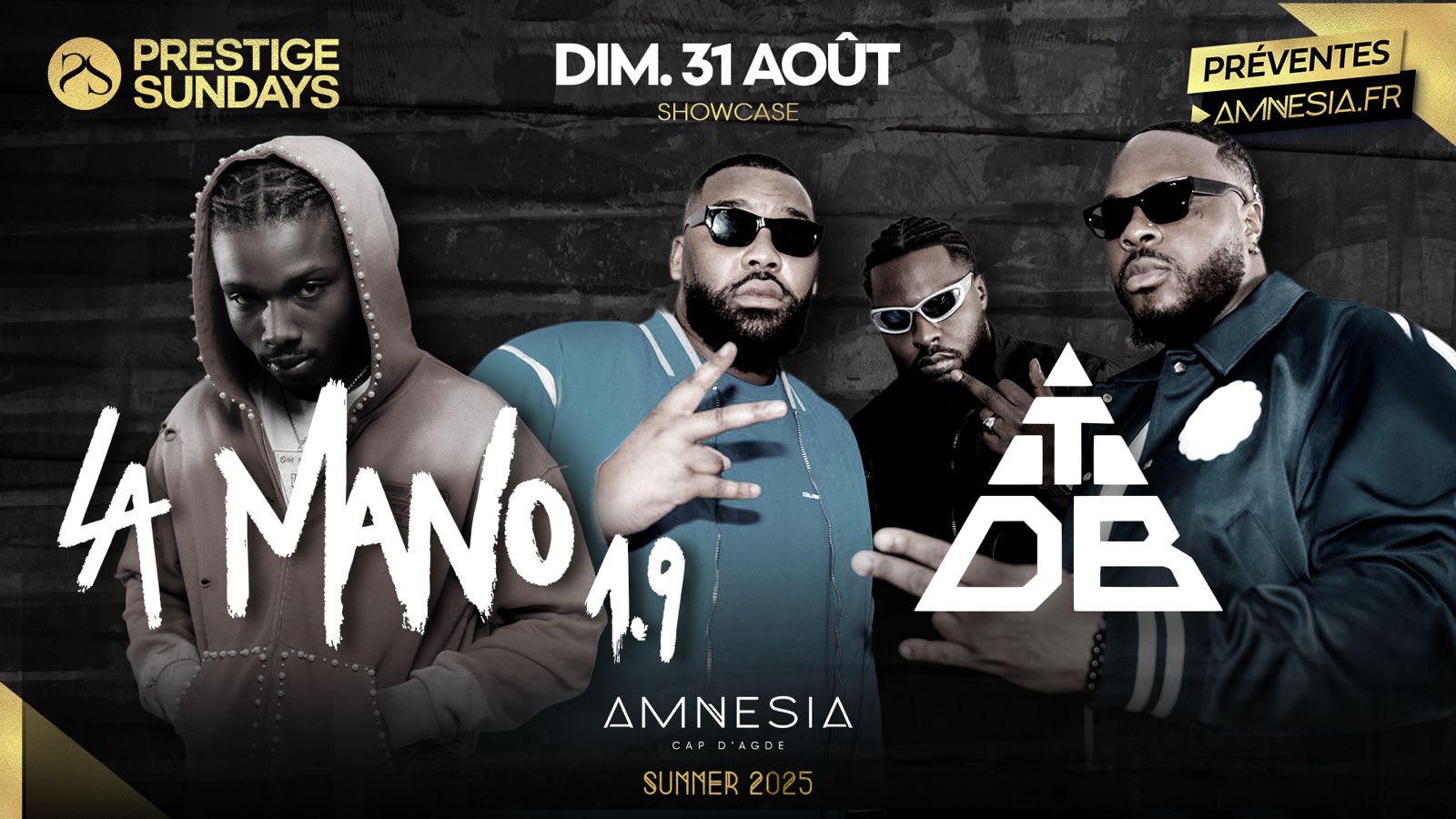 Tdb + La Mano @ Amnesia