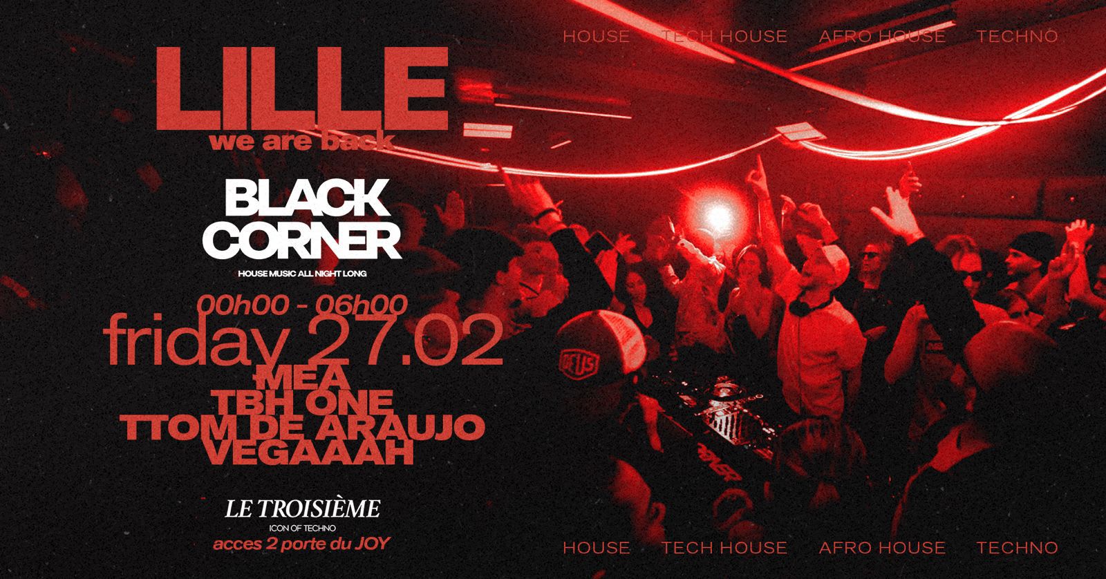 Le Troisième X Black Corner