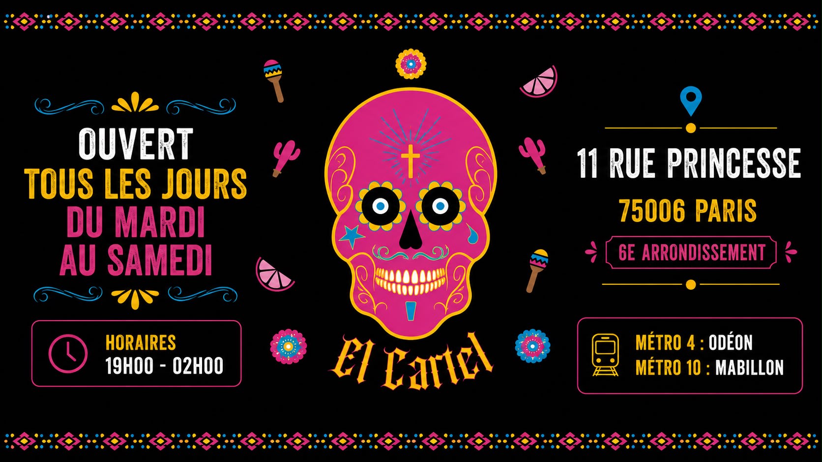El Cartel - Bar Latino - Mercredi 02 Septembre 2026