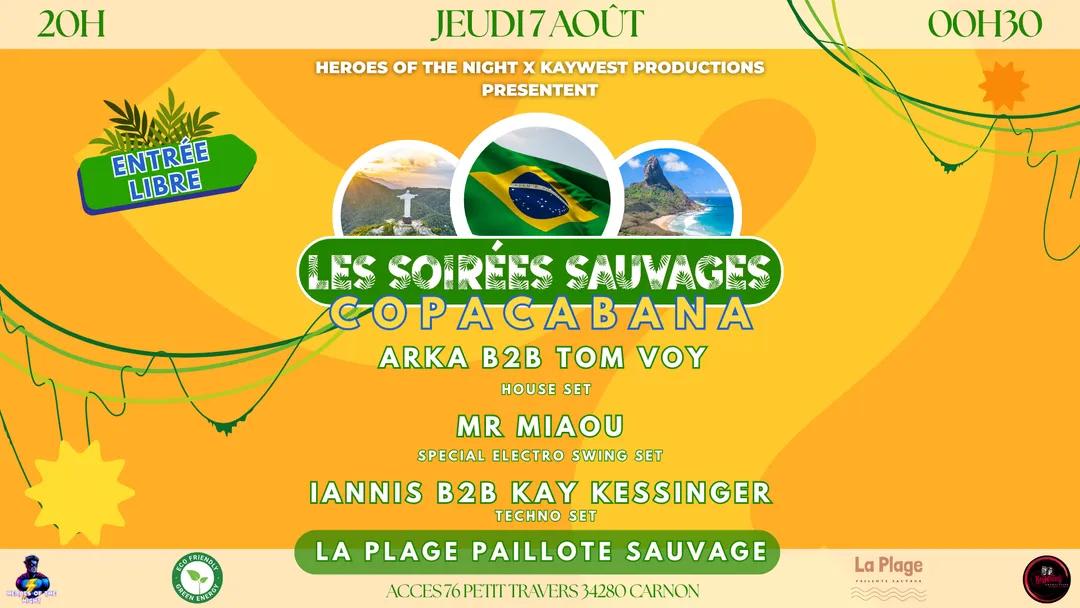Les Soirees Sauvages Edition Copacabana