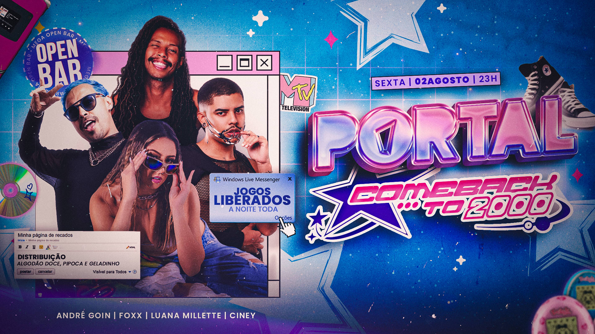 Portal Rio - Comeback To 2000's / Mega Open Bar