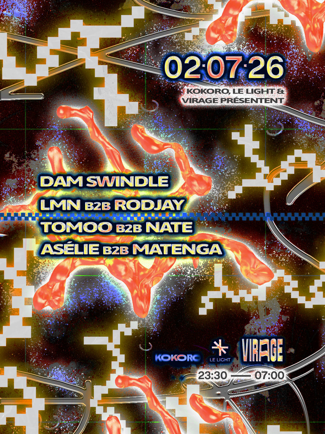 Dam Swindle & Guests : Kokoro X Le Light