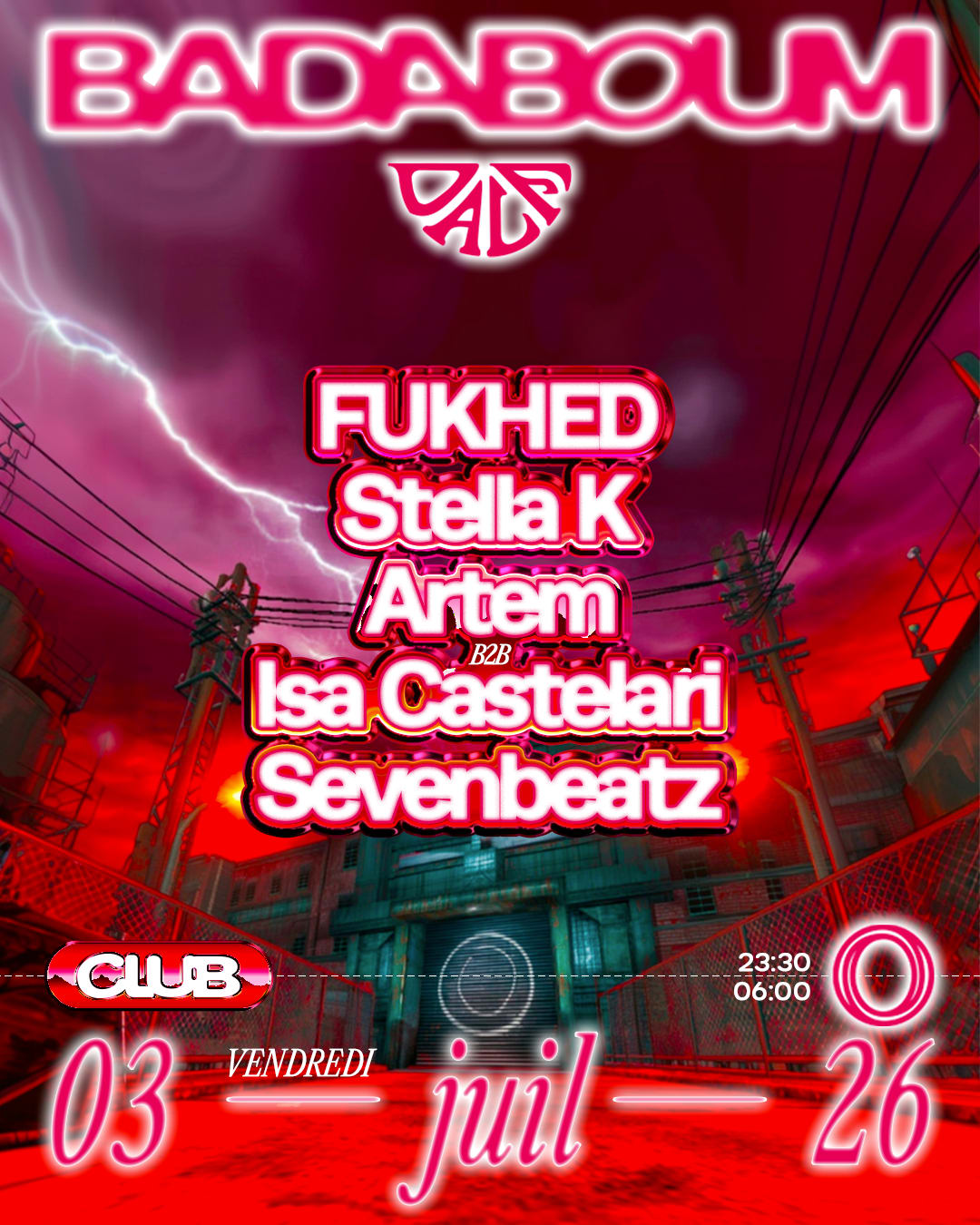 Club — Dalf Records: Fukhed, Stella K, Artem, Isa Castelari