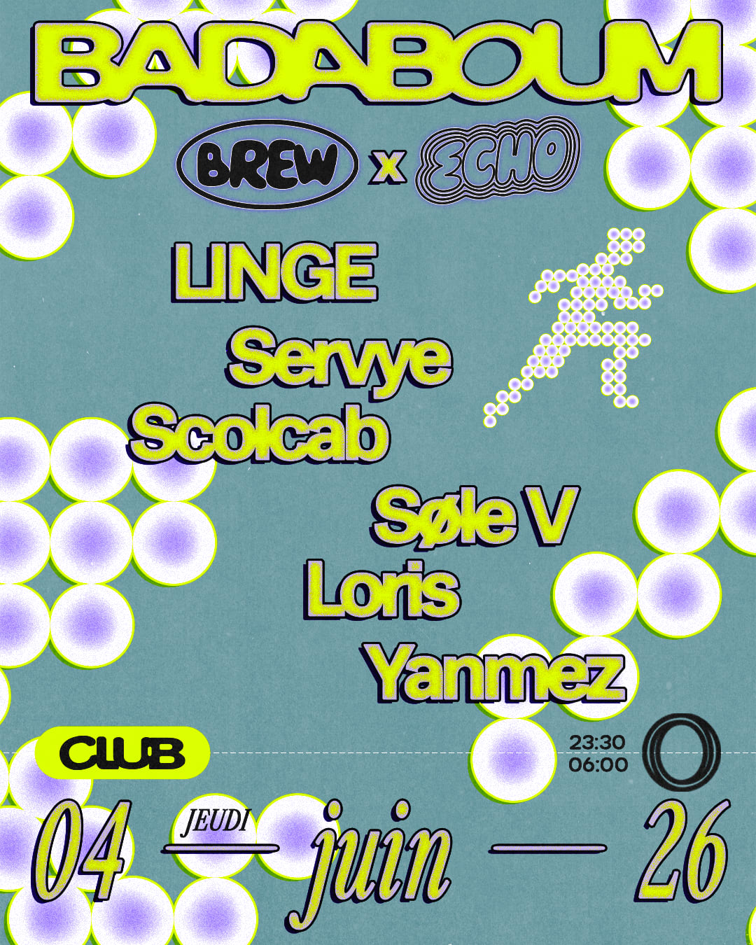 Club — Echo X Brew Fm: Linge, Loris, Scolcab And More