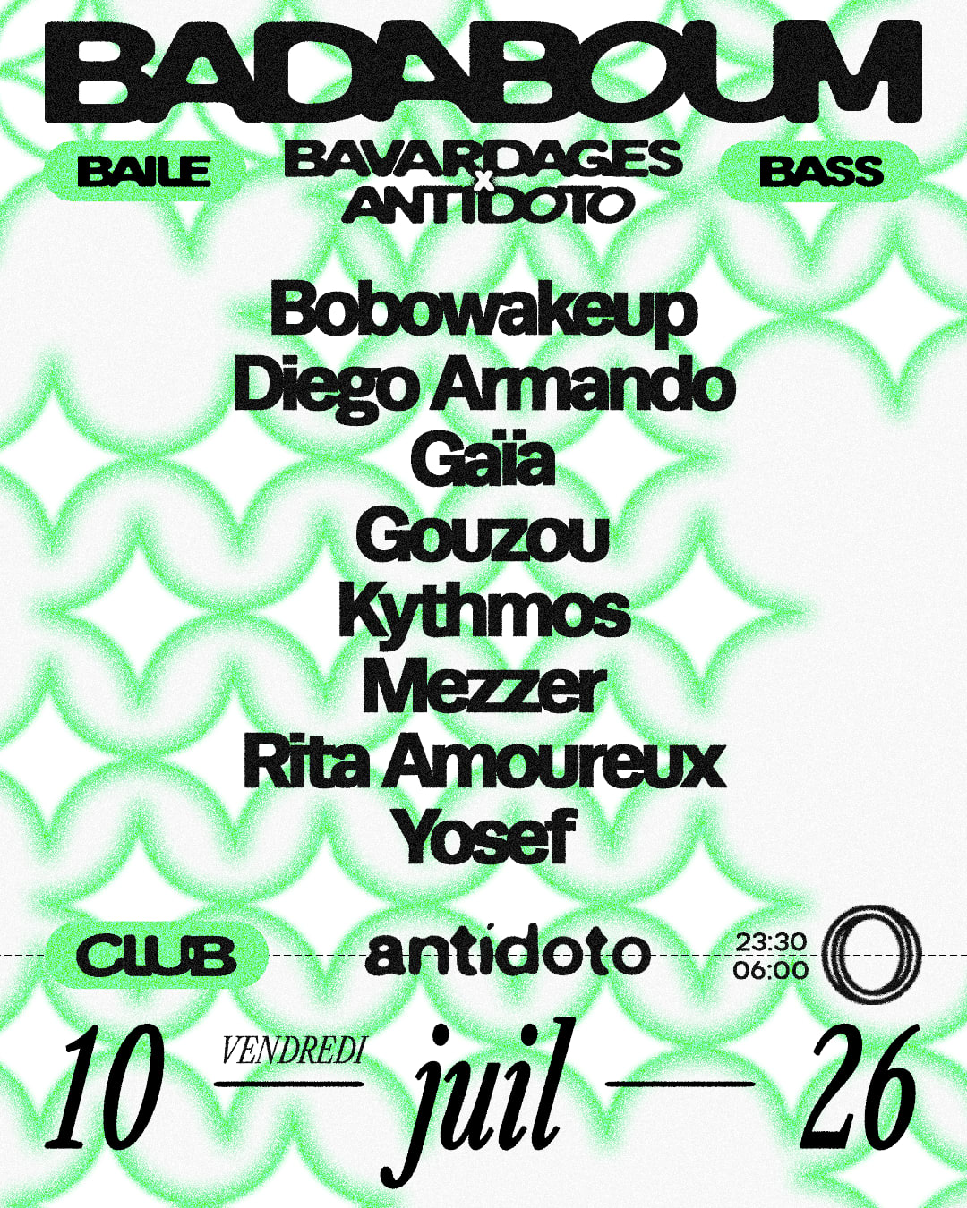 Club — Bavardages X Antidoto