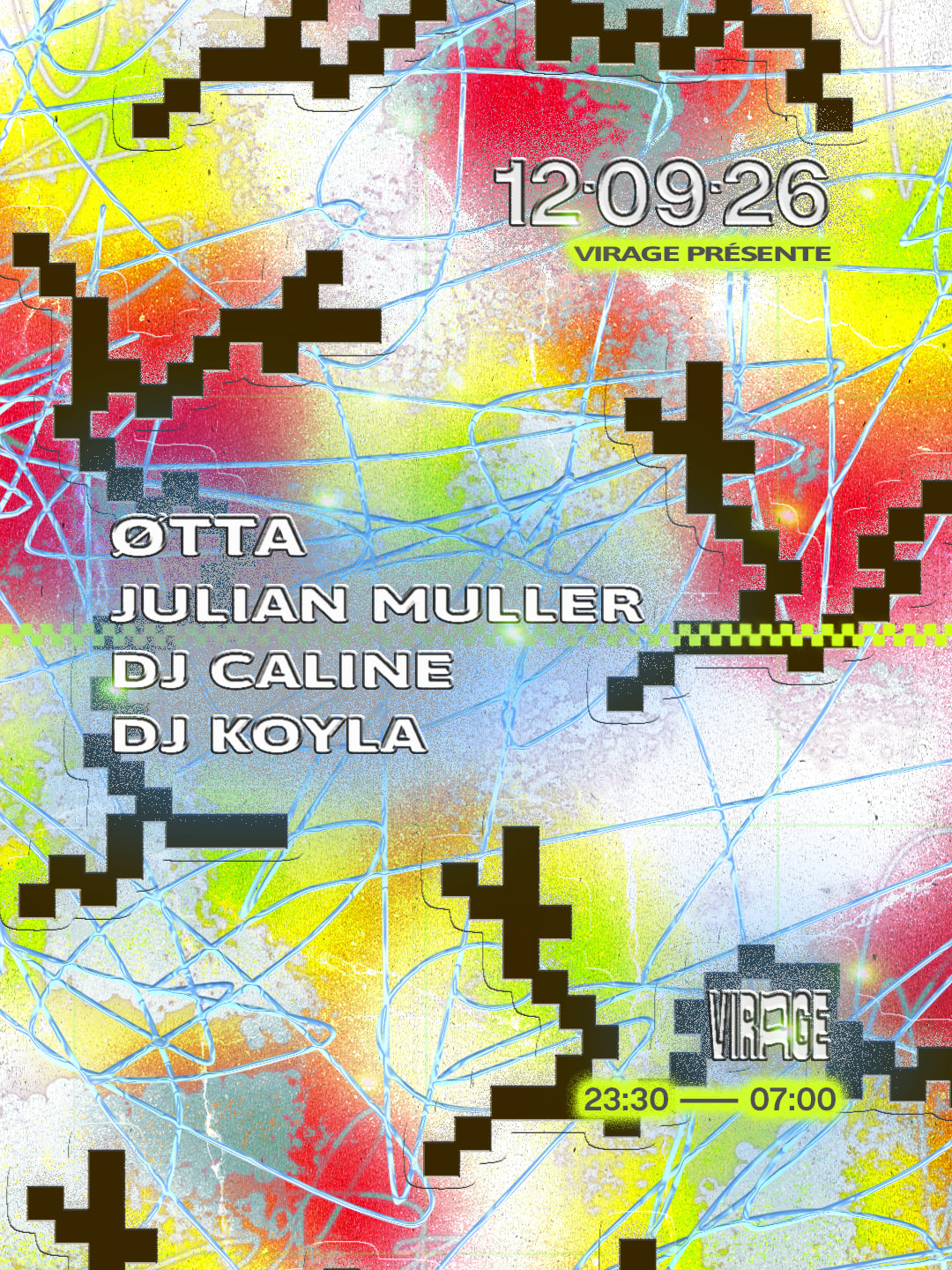Virage Présente : Øtta, Julian Muller, Dj Caline, Dj Koyla
