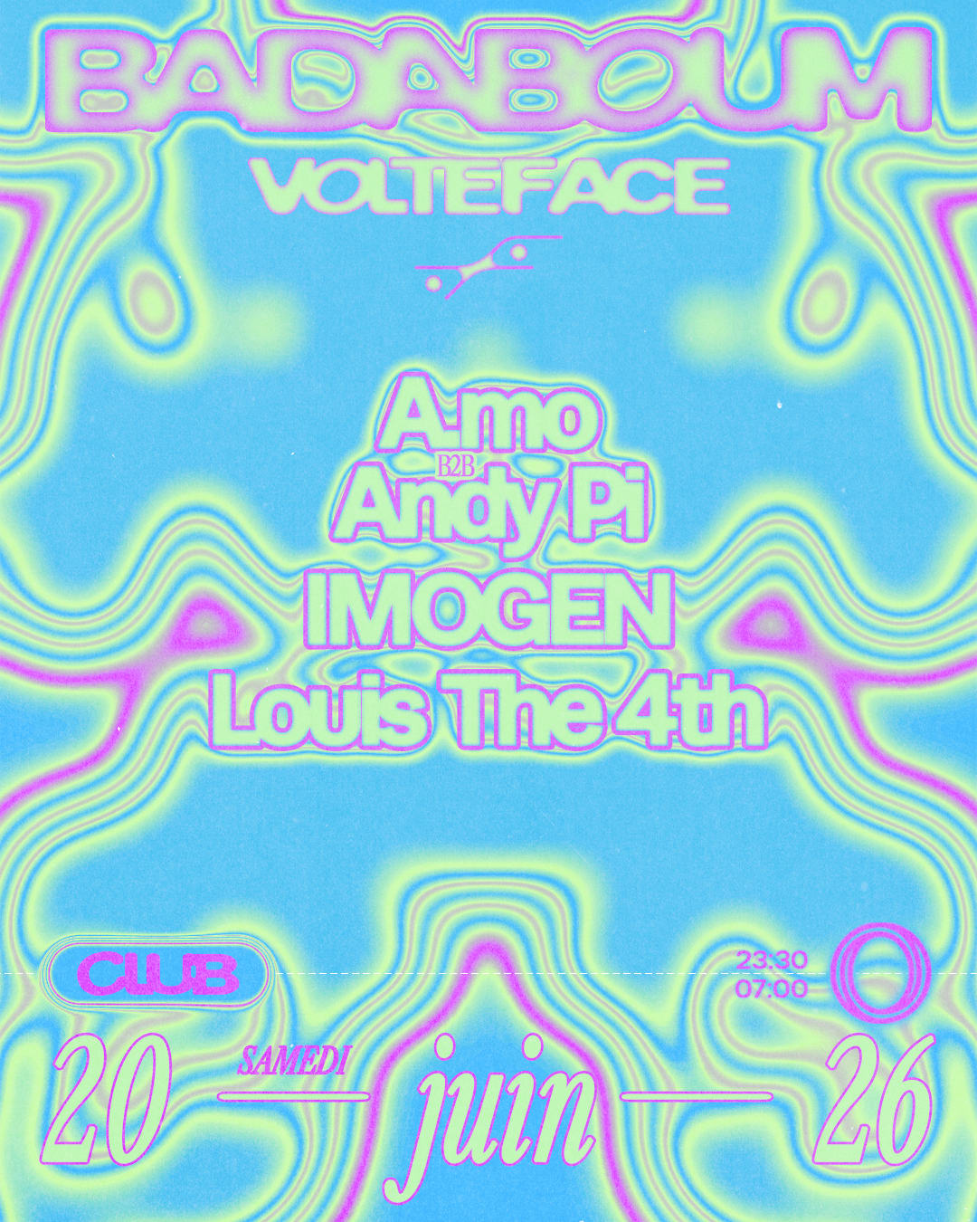 Club — Volteface Night: Imogen, Louis The 4th, A.Mo And More
