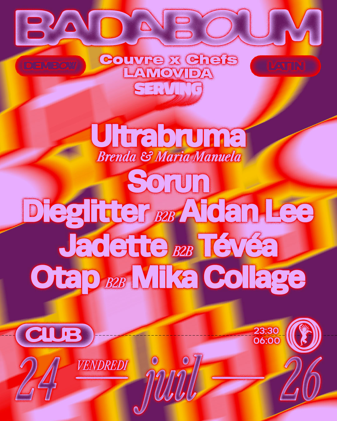 Club — Lamovida X Serving X CXC: Ultrabruma And More