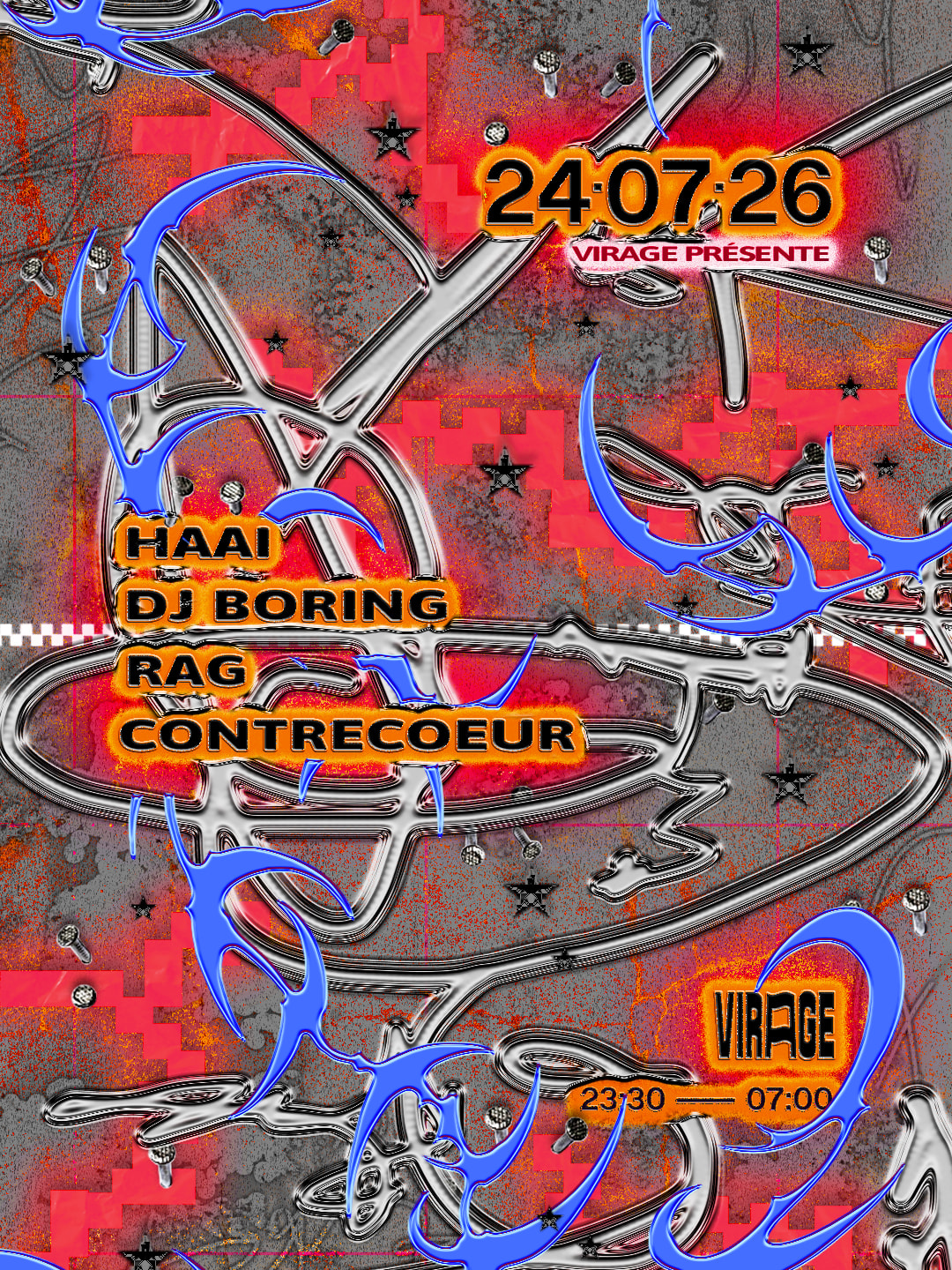 Virage Présente : Haaï, Dj Boring, Rag, Contrecoeur