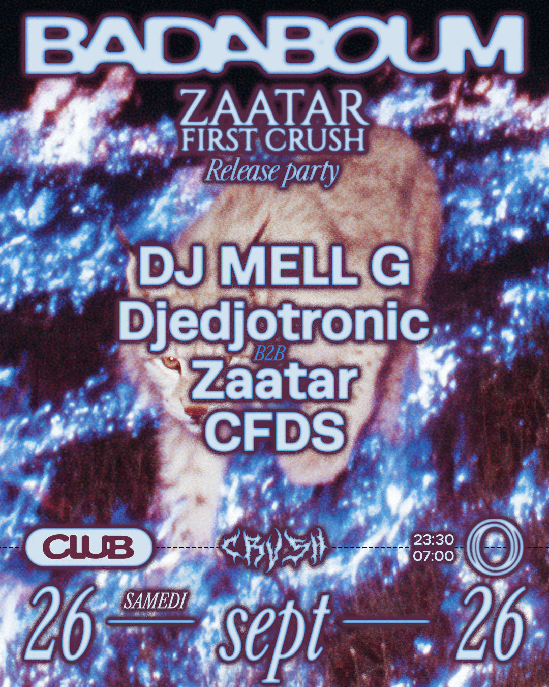 Club — Zaatar Release Party: Dj Mell G, Djedjotronic & More