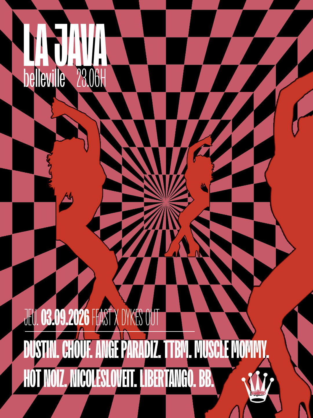 Feast X Dykes Out : Chouf, Dustin, Ange Paradiz & More