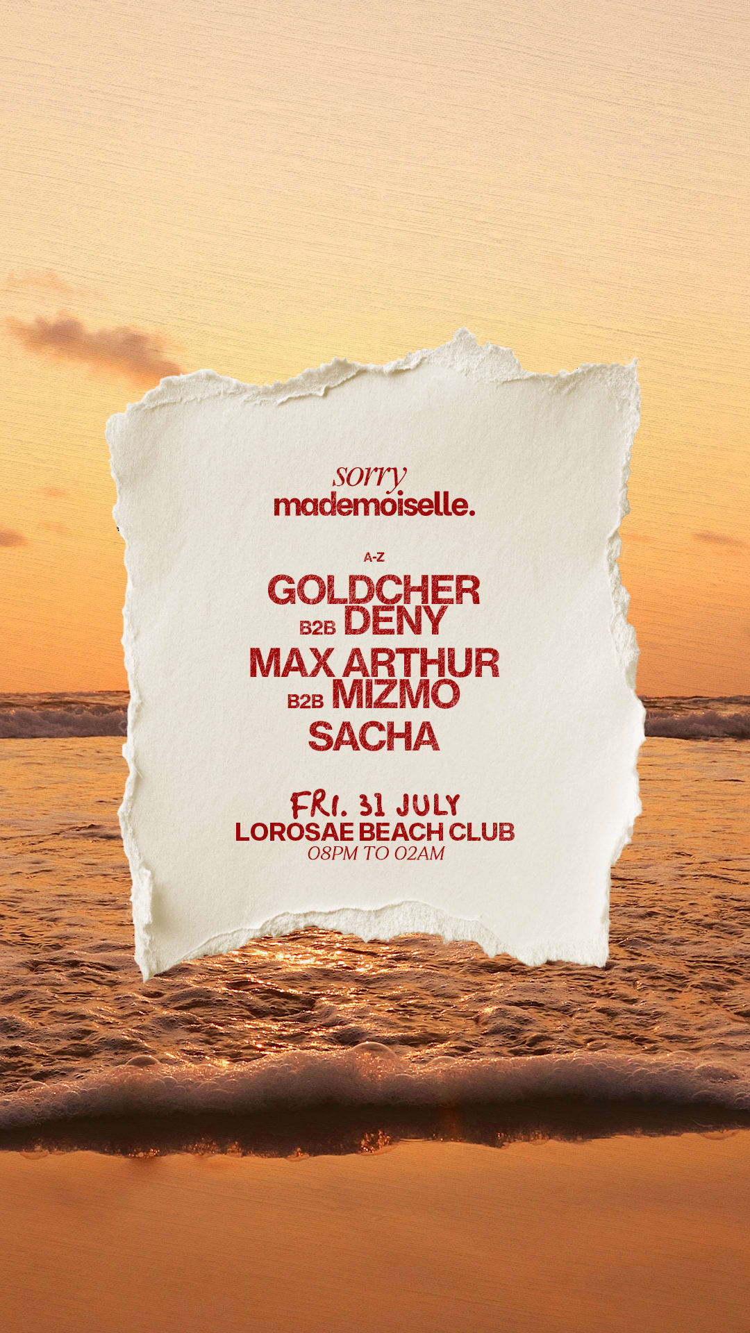 Beach Residency By Sorry Mademoiselle