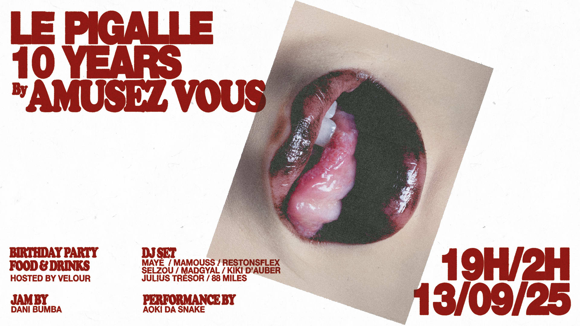 Le Pigalle X Amusez-Vous - Birthday Party