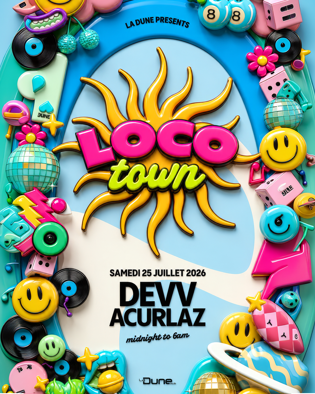 Loco Town - Samedi 25 Juillet