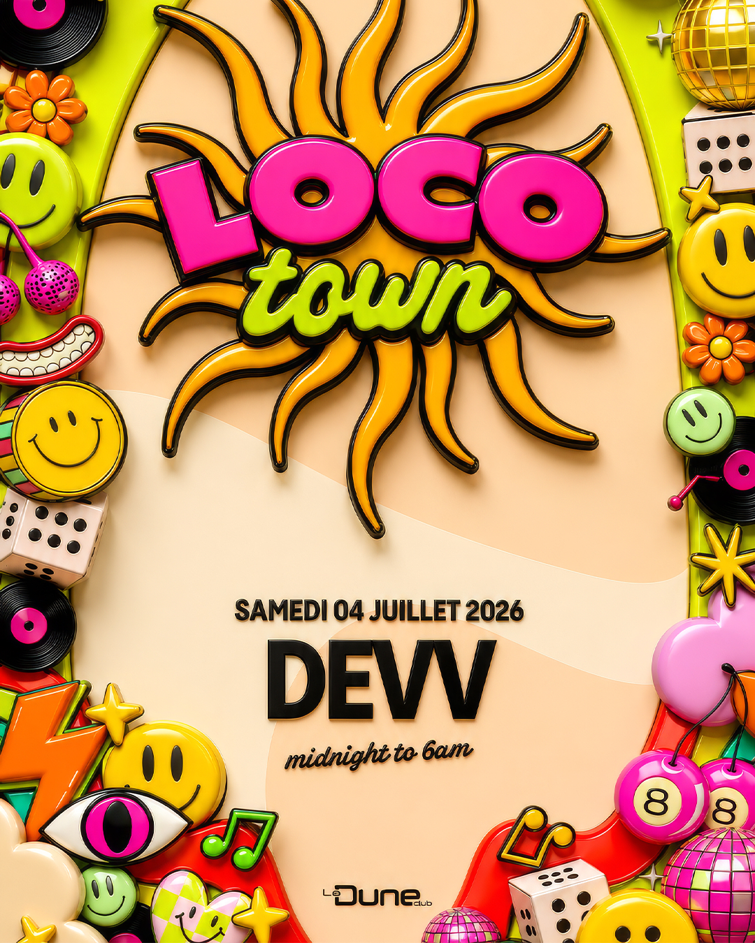 Loco Town - Samedi 4 Juillet