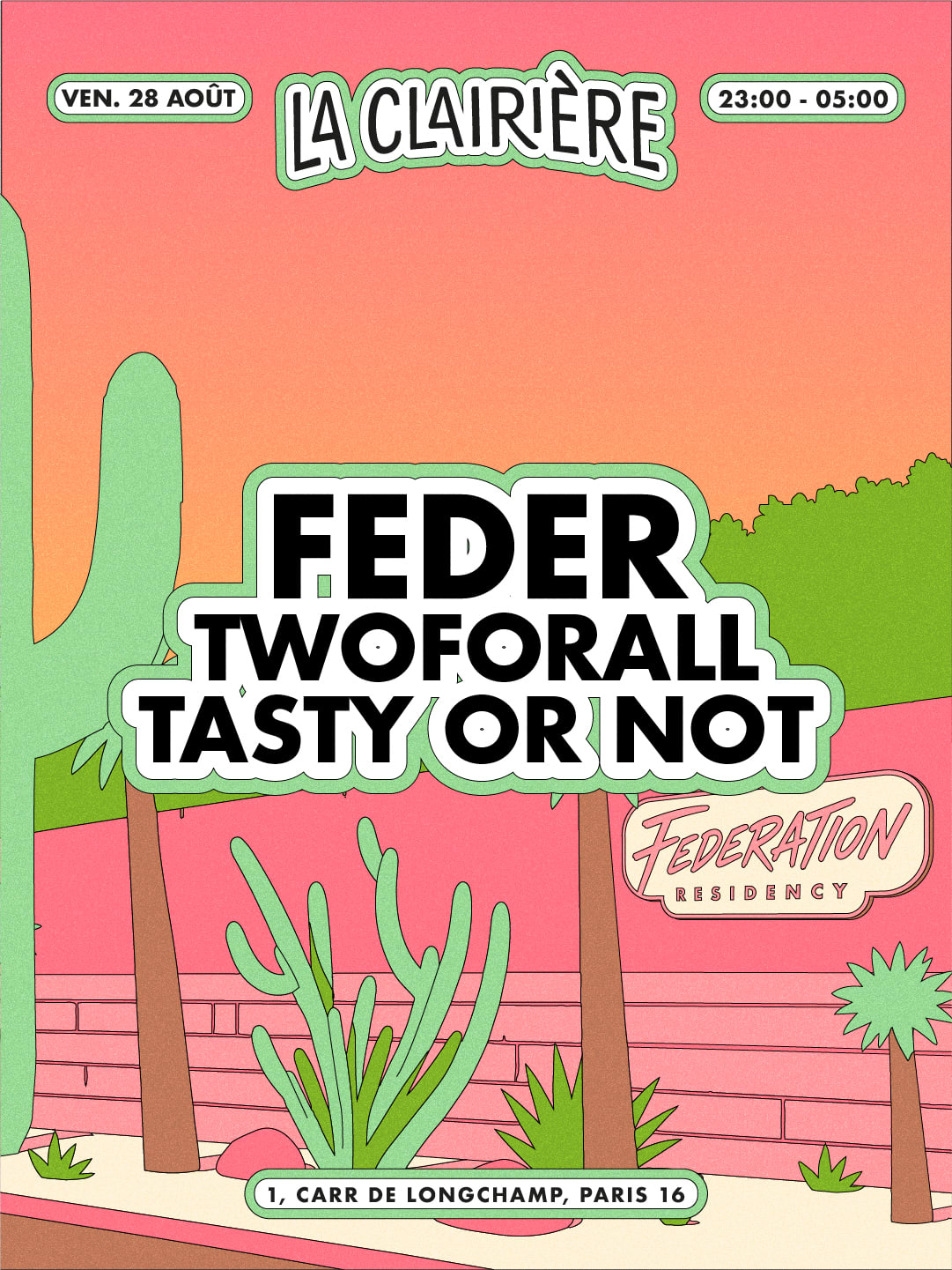 La Clairière : Feder, Twoforall, Tasty Or Not
