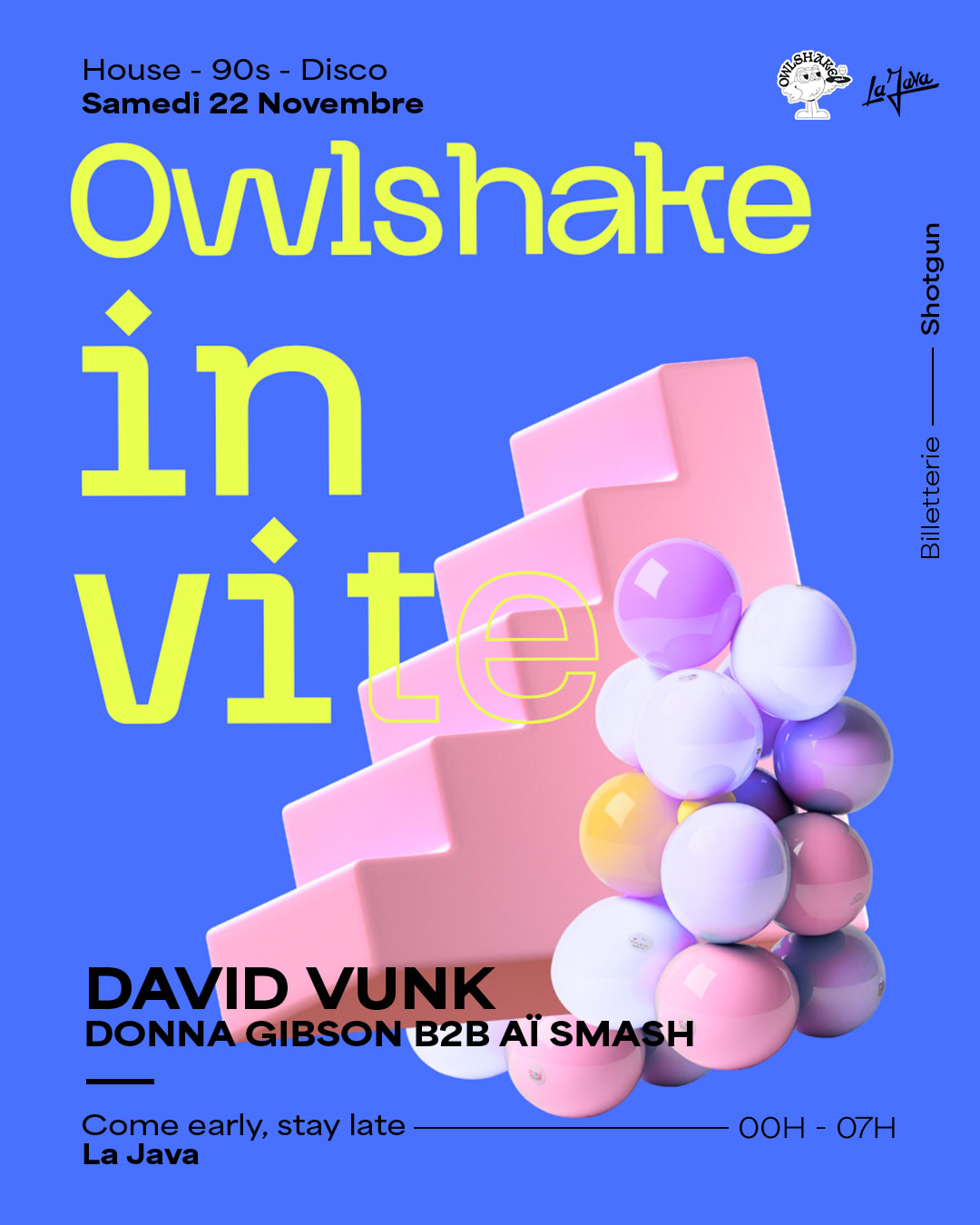 David Vunk, Donna Gibson & Aï Smash W/ Owlshake