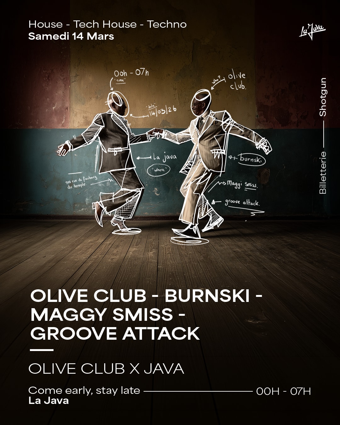 Burnski, Maggy Smiss & Groove Attack W/ Olive Club