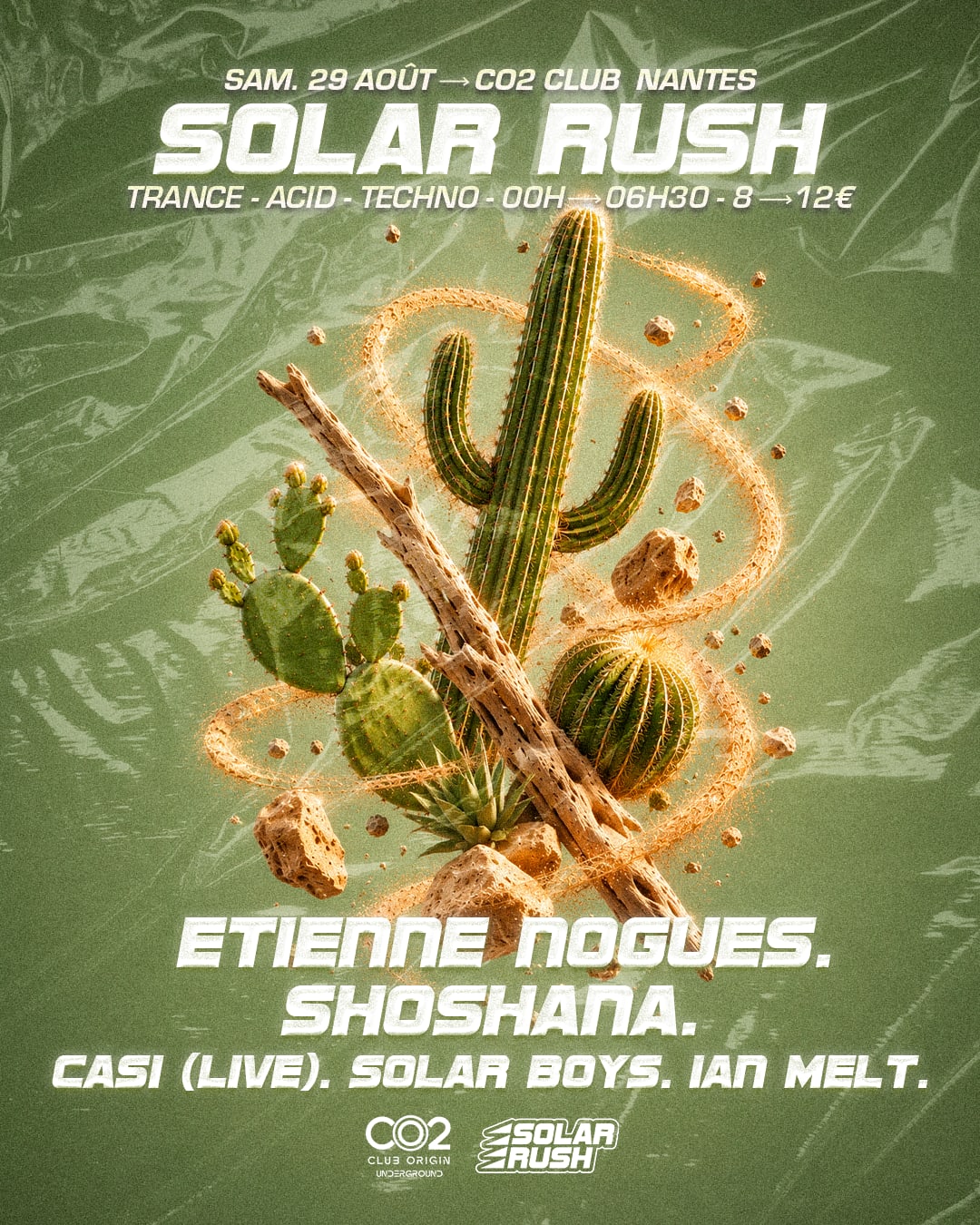 Solar Rush X Co2 Club W/ Etienne Nogues, Shoshana, & More...