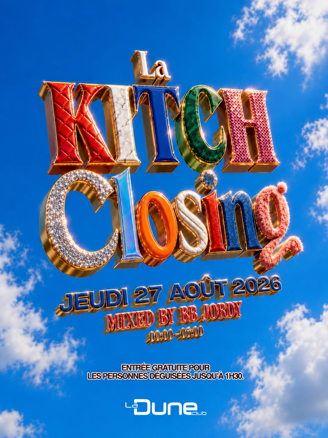 Closing La Kitch - Jeudi 27 Aout