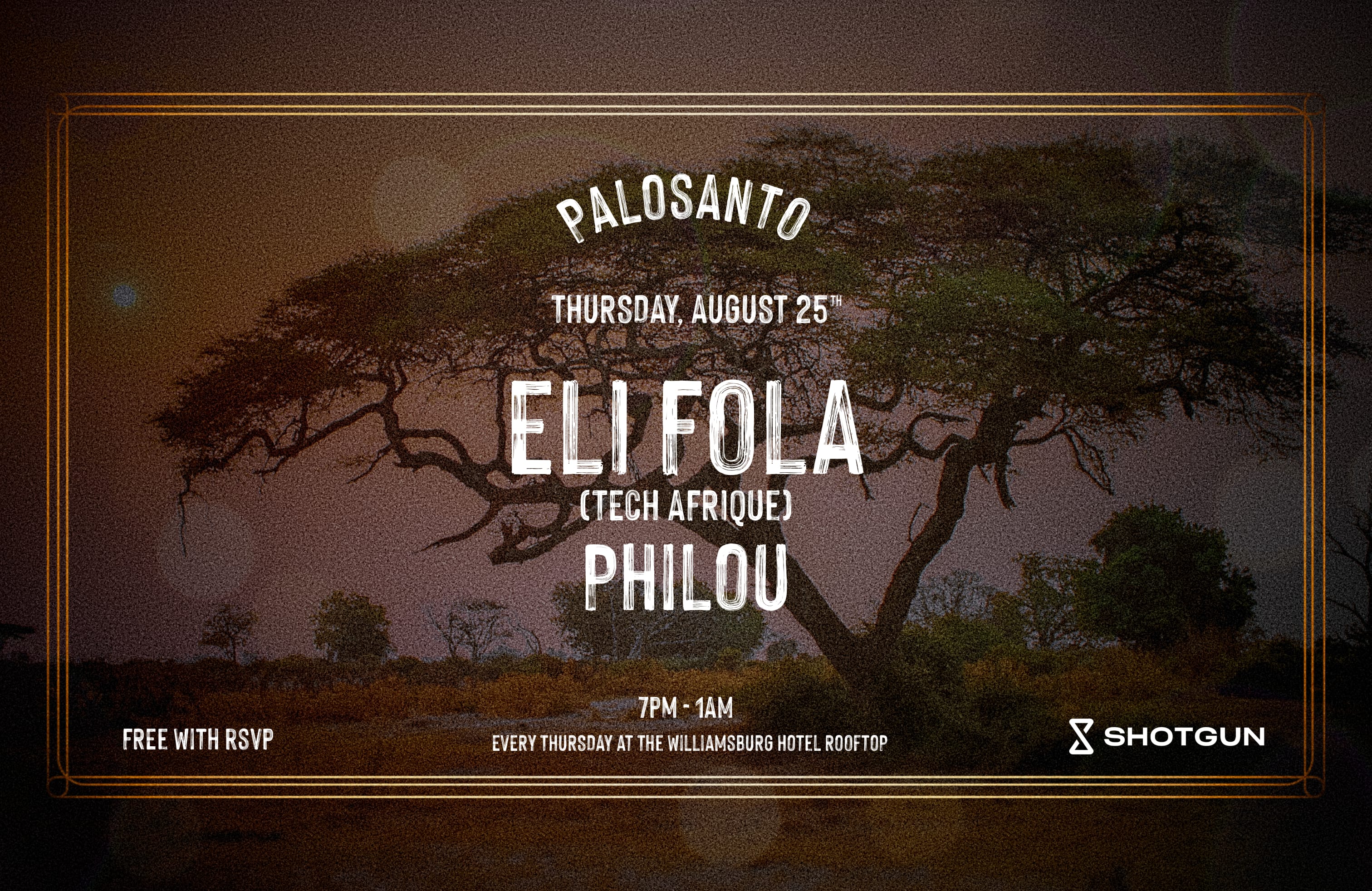Palosanto On The Roof: Eli Fola (Tech Afrique) & Philou