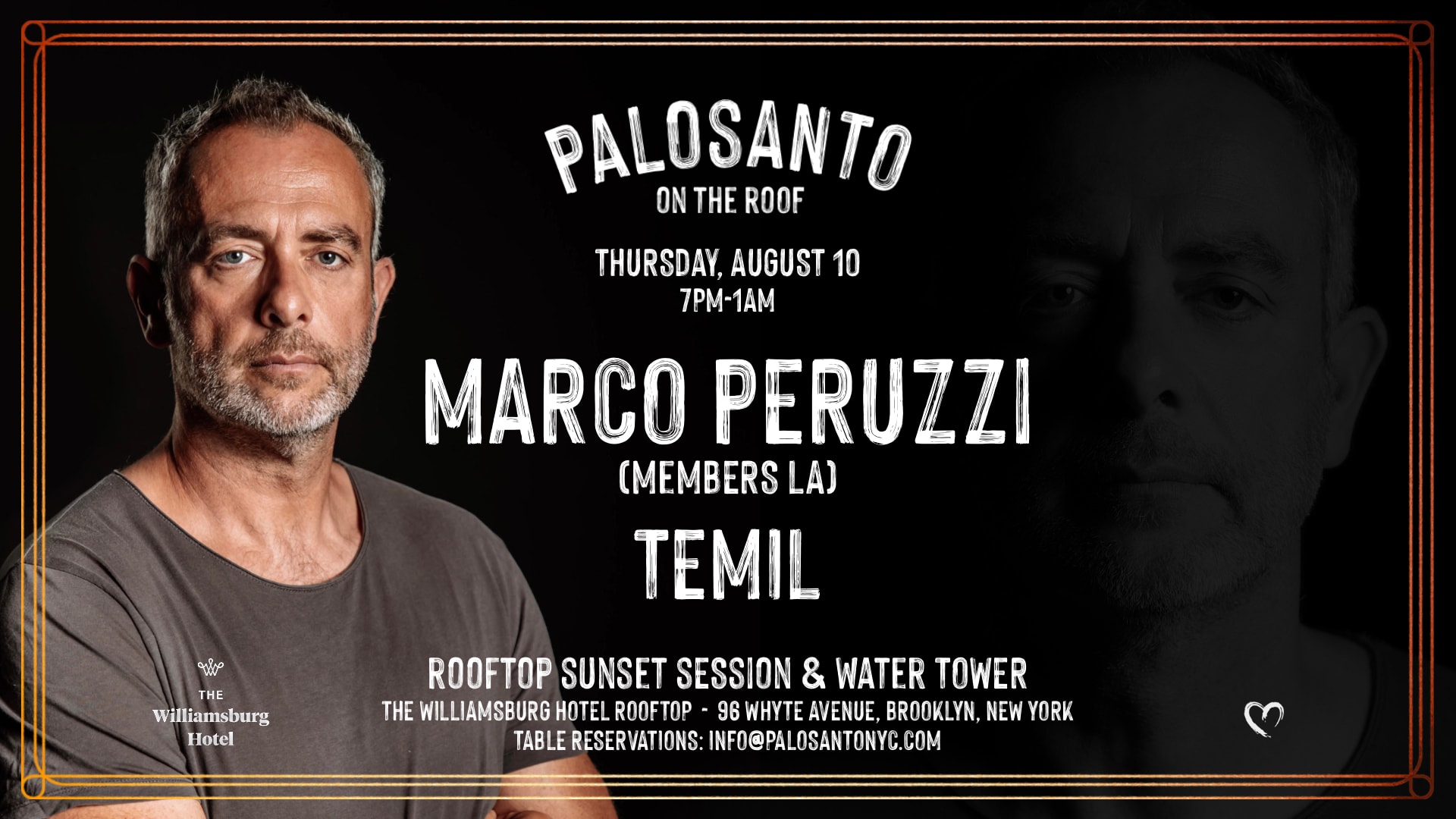 8.10 Palosanto On The Roof: Marco Peruzzi (Members), Temil
