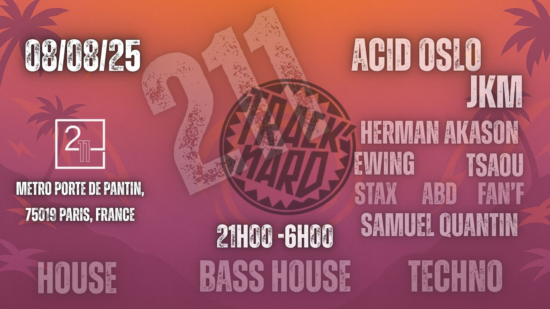 211 X Track'nard Summer Groove #1