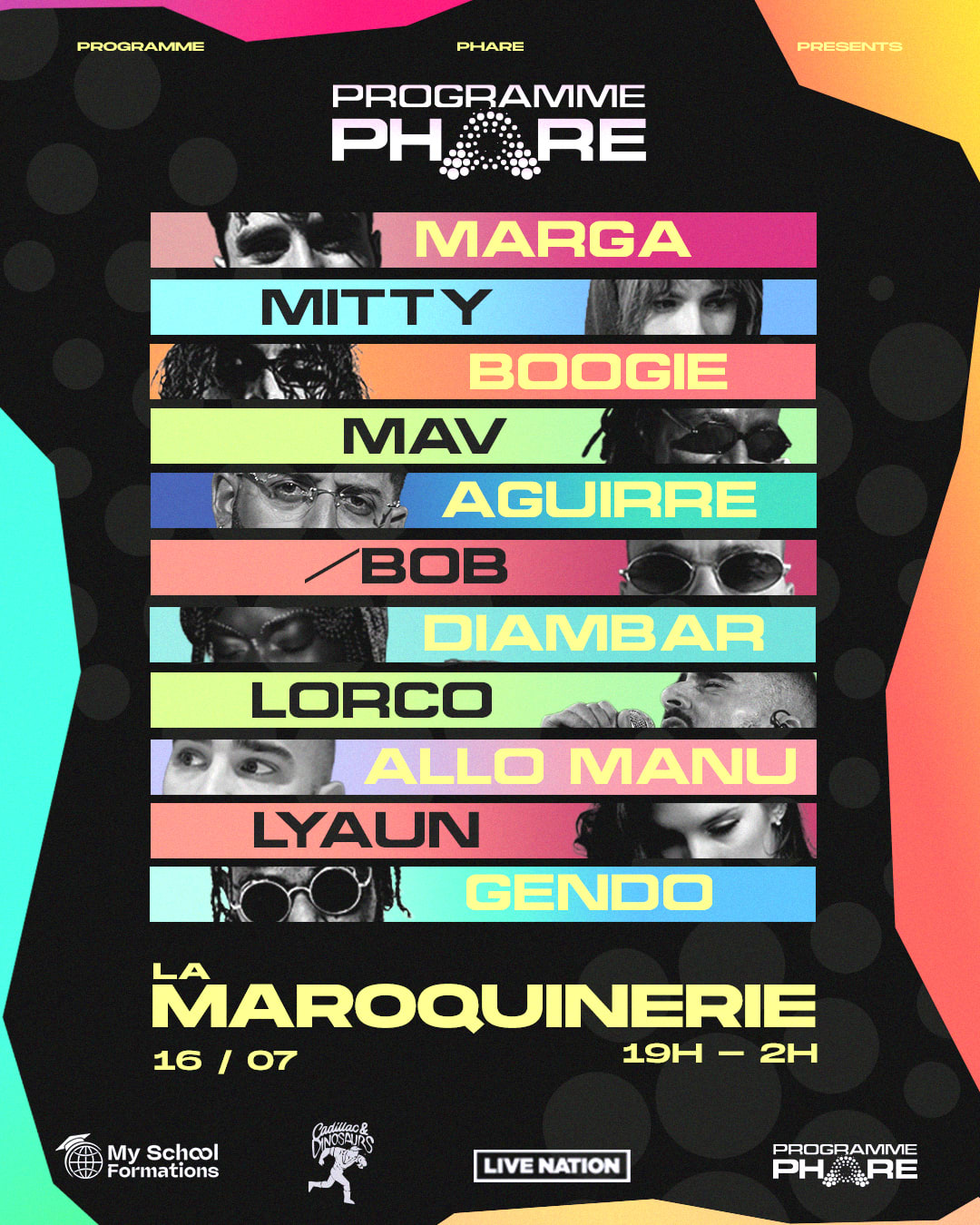 Programme Phare - Live