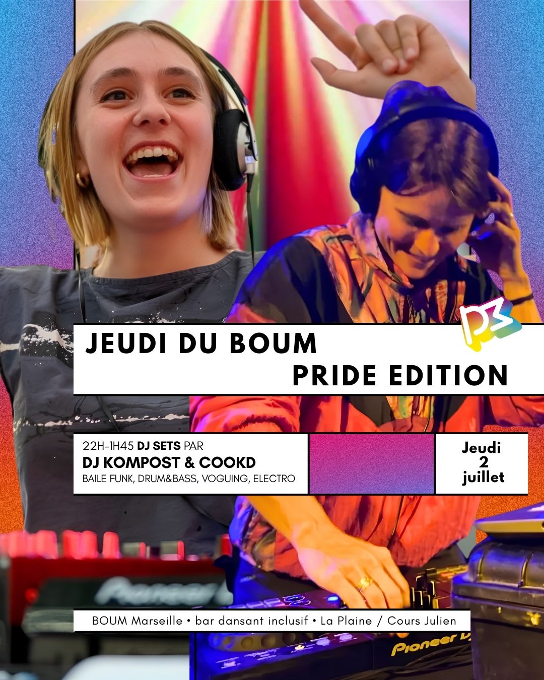 Jeudi Du Boum Pride Edition Dj Sets Dj Kompost & Cookd