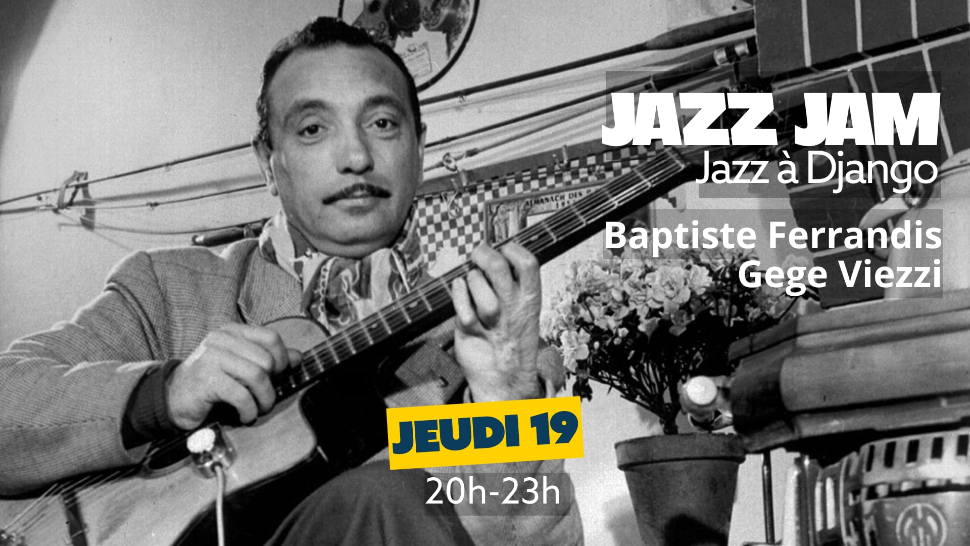 Jam Jazz À Django - Avec Baptiste Ferrandis And Gege Viezzi