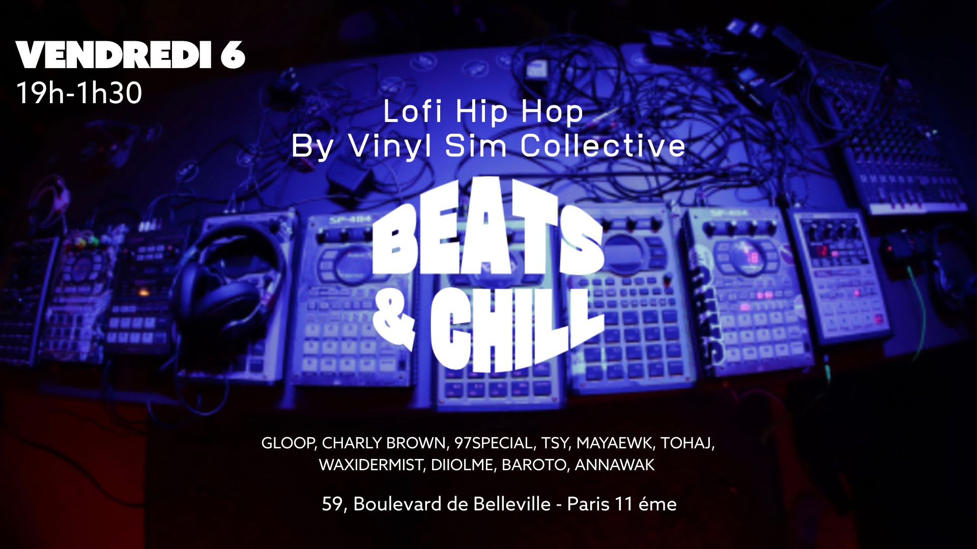 Beats & Chill - Vinyl Sim Collective Dj Set - Lofy Hip Hop