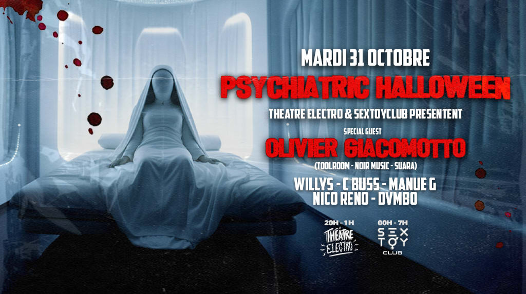 Théâtre Electro X Sextoyclub : Psychiatric Halloween
