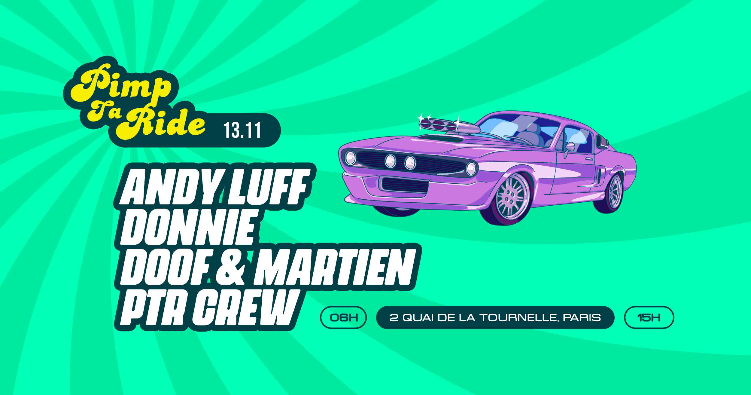 Pimp Ta Ride • Andy Luff, Donnie, Doof, Martien, Ptr Crew