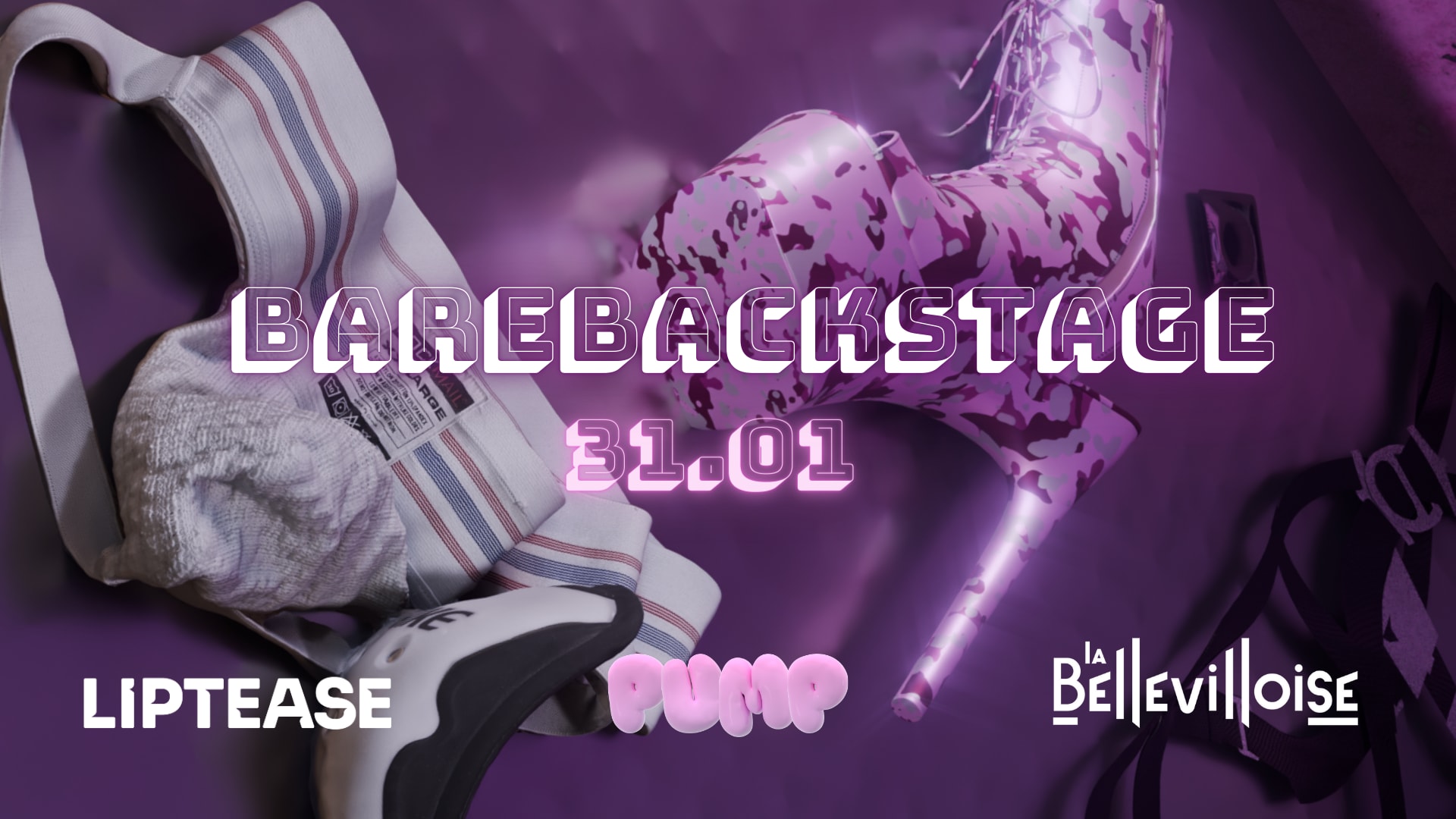 Pump X Liptease - Barebackstage | 31.01.26