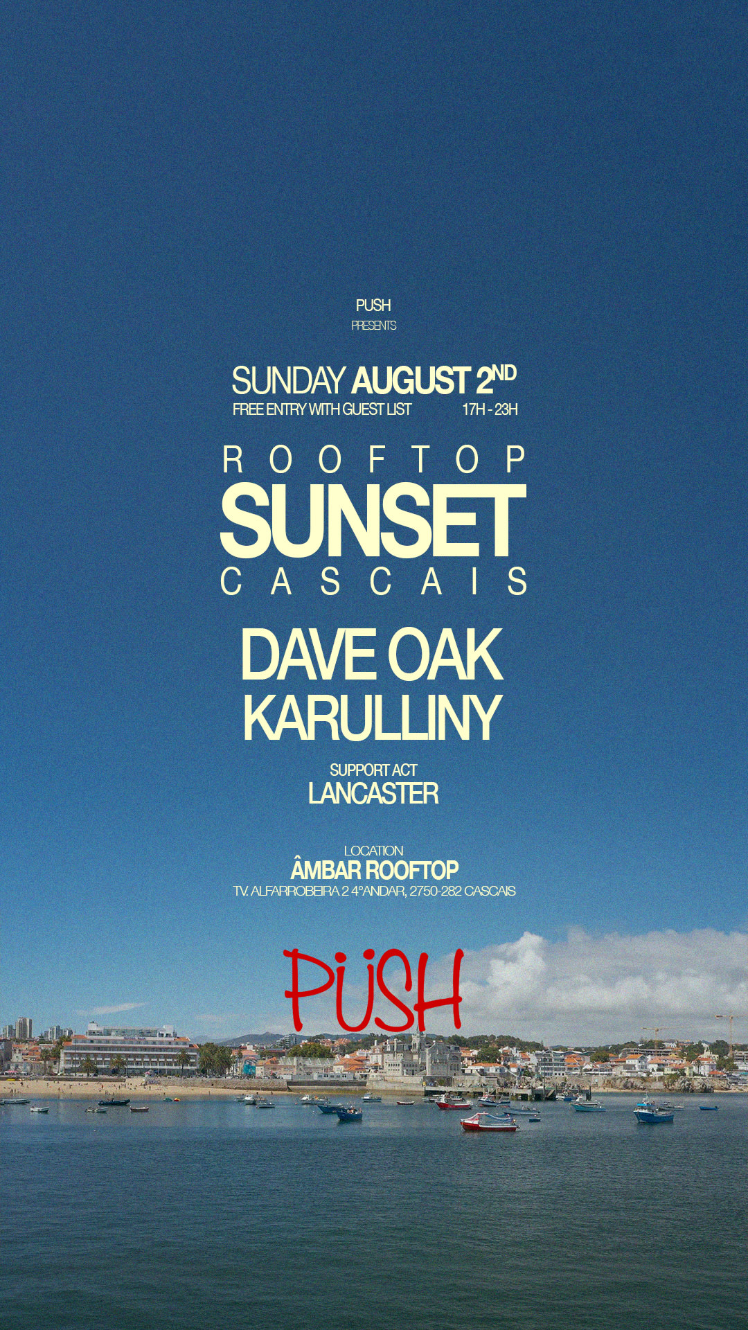 Push Sunset X Cascais Rooftop
