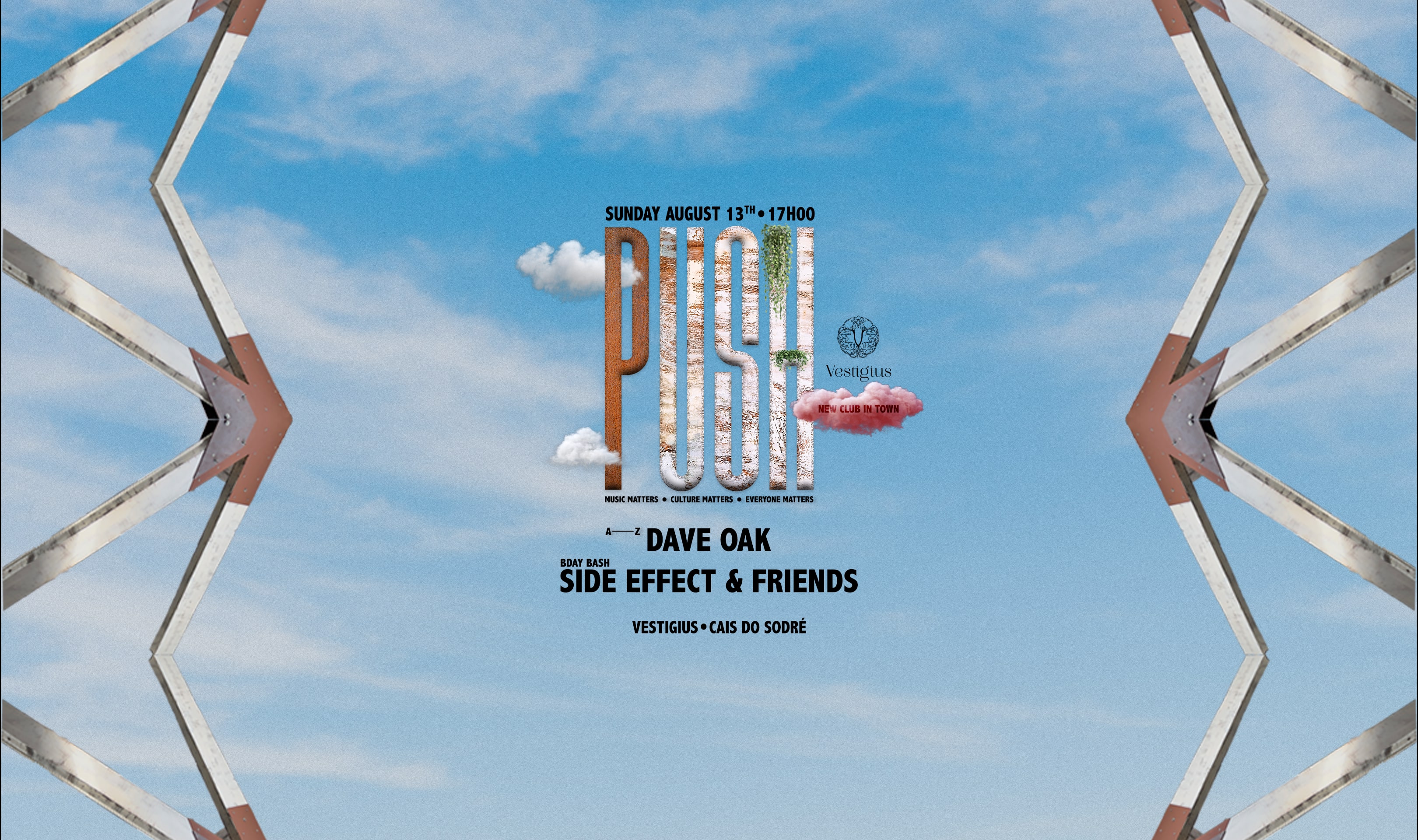Push Sunset - Dave Oak, Side Effect & Friends @ Vestigius
