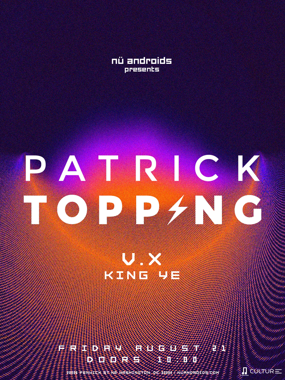 Nü Androids Presents: Patrick Topping