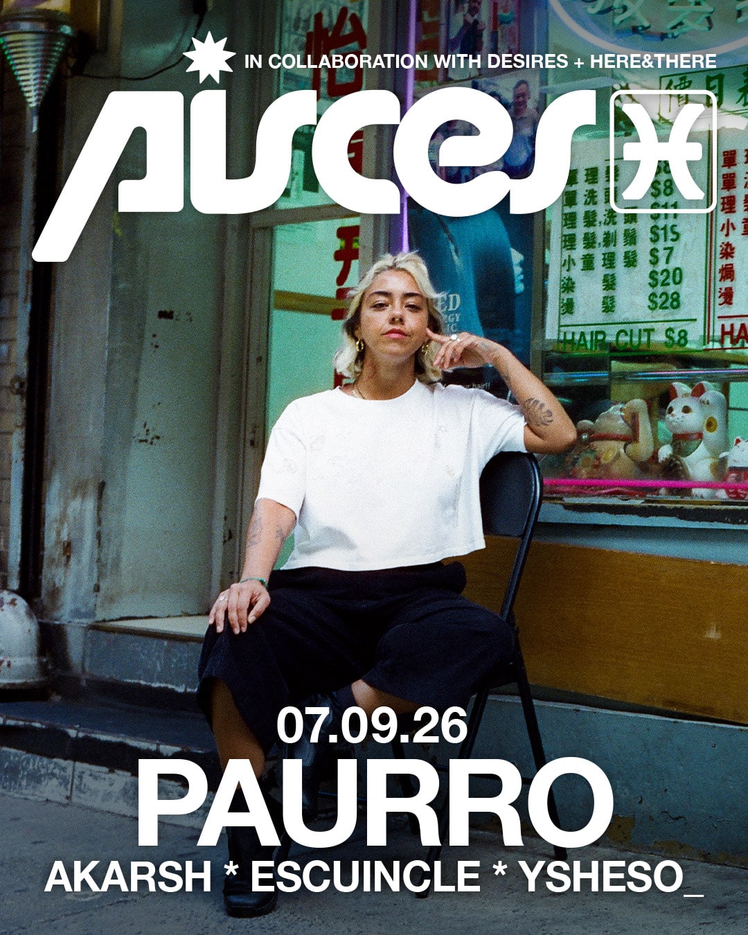 Desires X Here & There Present: Paurro At Pisces