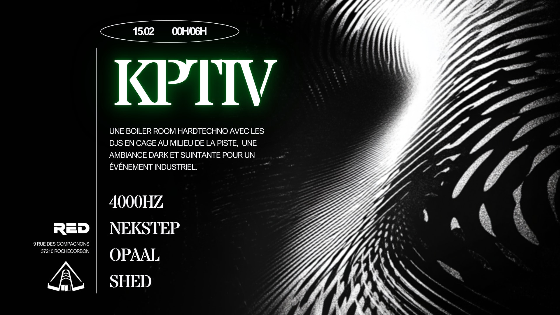 Kptiv #8 : 4000hz, Nekstep, Opaal, Shed