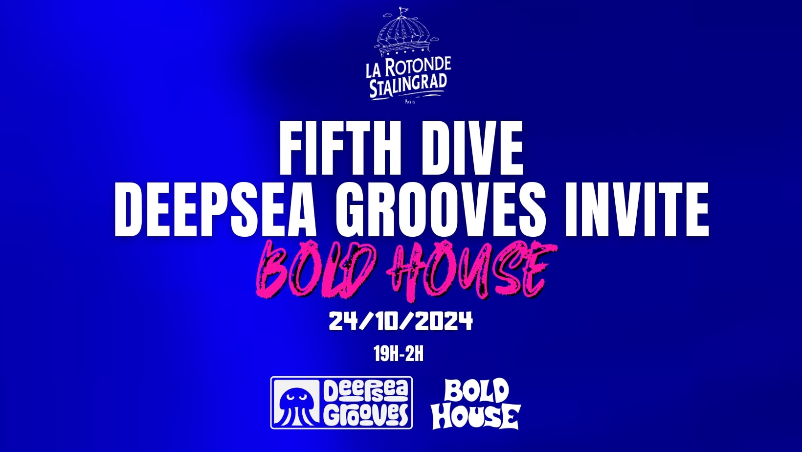 Fifth Dive - Deepsea Groove Invite Bold House