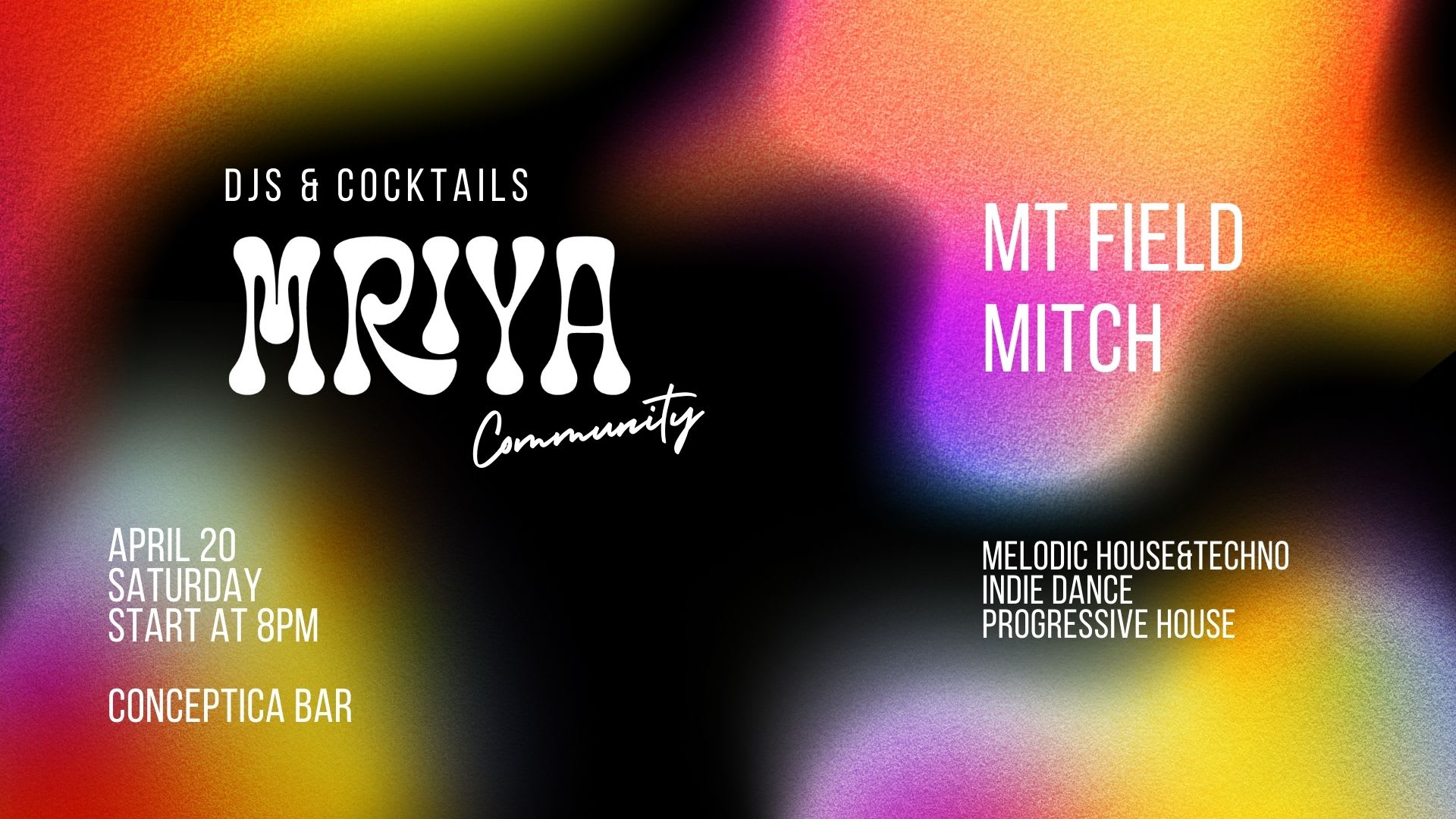 Djs&Cocktails - Mt Field, Mitch