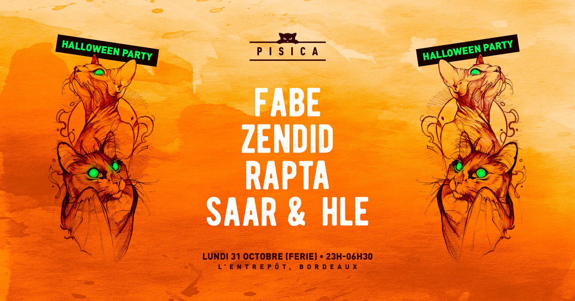 Pisica : Halloween Party (Bordeaux)