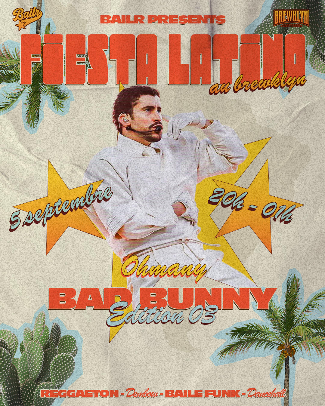 Fiesta Latina Édition Bad Bunny  - Samedi 05 Septembre