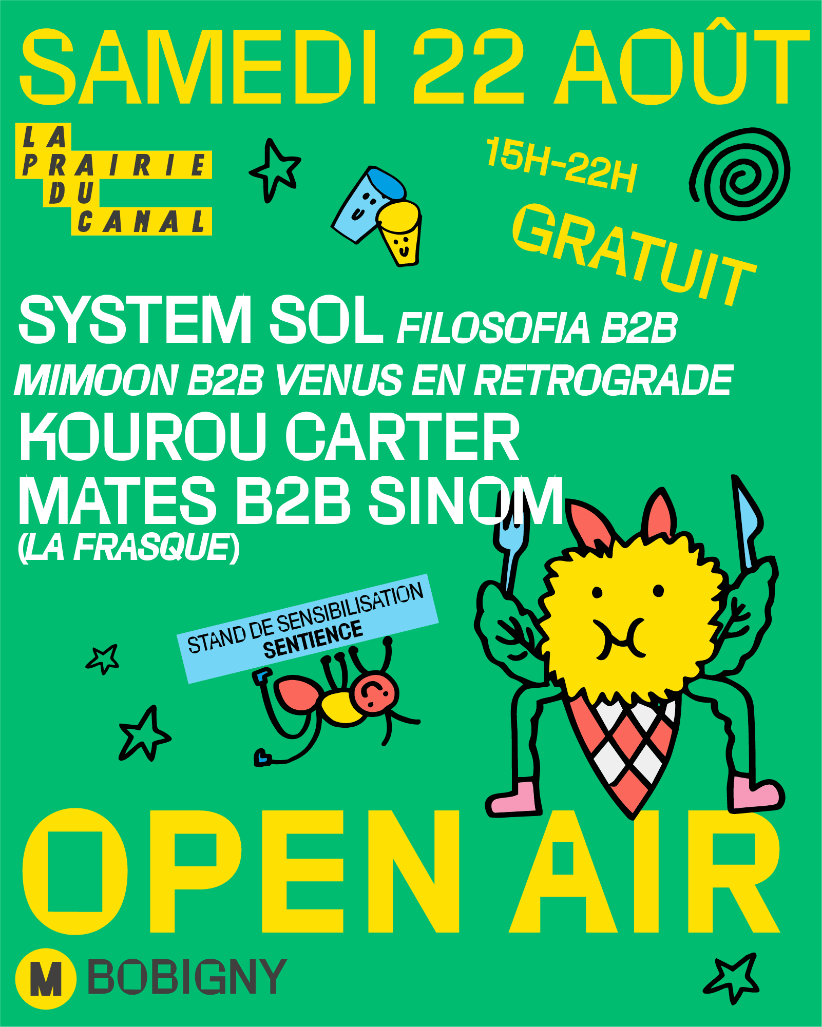 Open Air - System Sol, Kourou Carter, Mates B2b Sinom