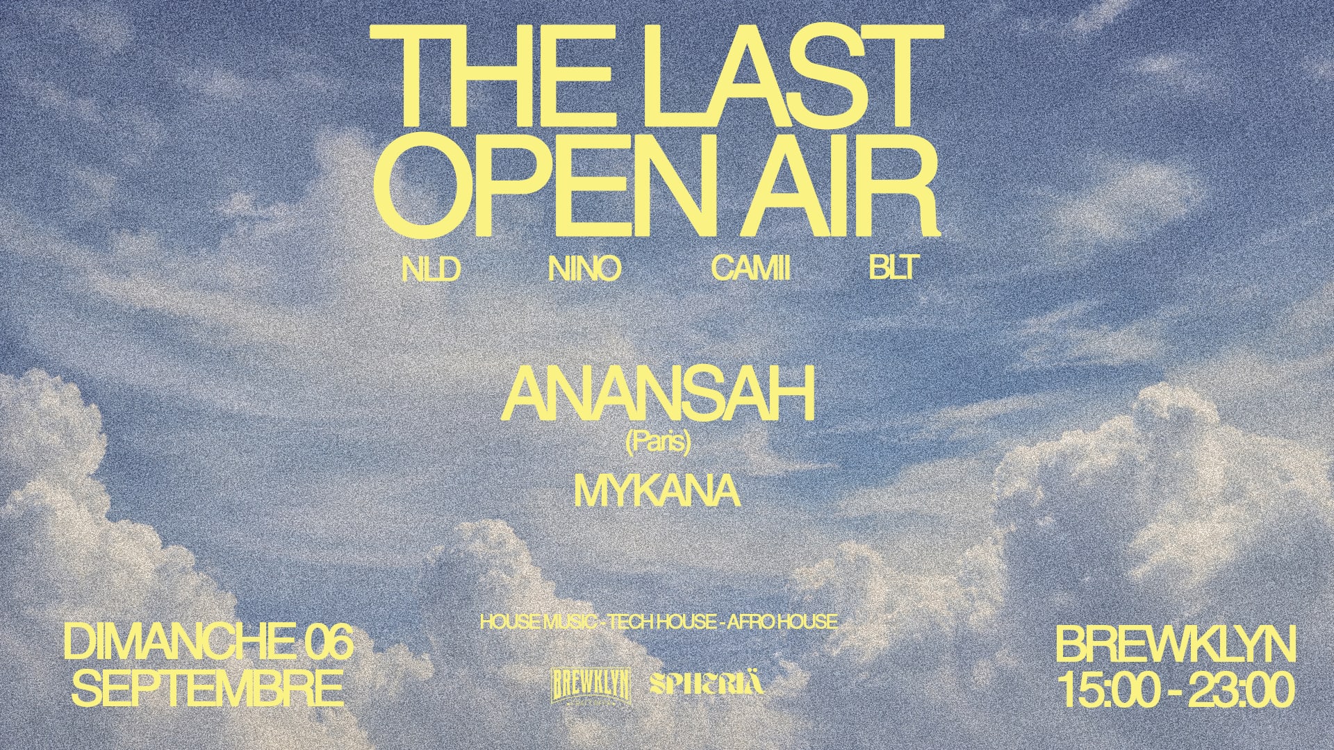 The Last Open Air At Brewklyn Dimanche 06 Septembre